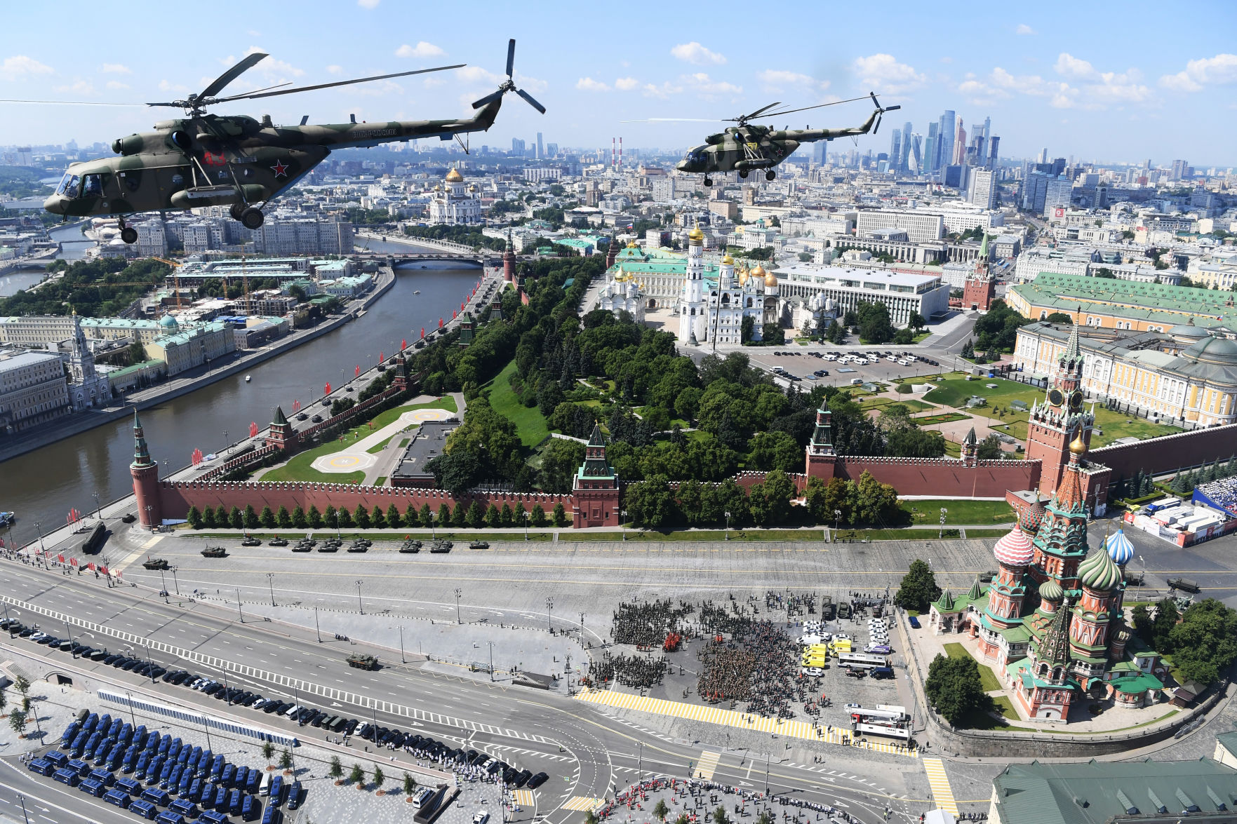 Russia Red Square Parade